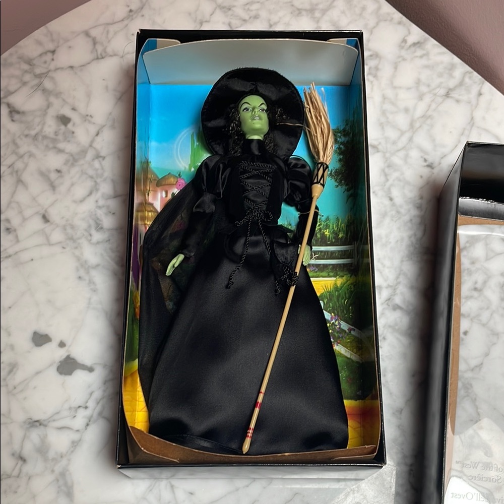 2006 Barbie Collector Wicked Witch of the West Doll - Green and Black